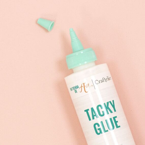 Craftelier - Tacky Glue | Extra starker Flüssigkleber für Scrapbooking und andere BastelProjekte | Ungiftig | Transparent, flexibel und schnelltrocknend - Menge 240 ml