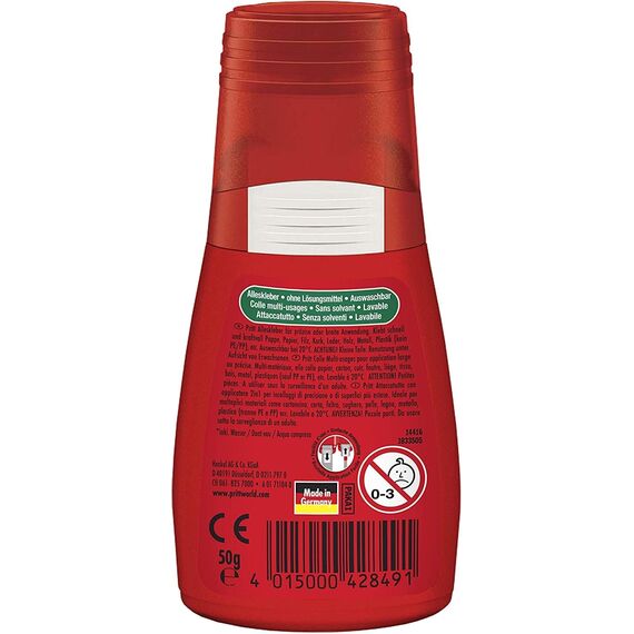 Pritt Alleskleber, schnell trocknender Kleber mit einfacher Anwendung, lösemittelfreier Flüssigkleber für Kinder, 100 g weißer Bastelkleber für viele Bastelmaterialien, 9H PAKA2