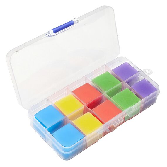 Diamond Painting Stift Kleber Ton 100pcs DIY Diamant Painting Wachs Malerei Klebeton Diamant Kunst Kleber Leim mit Aufbewahrungsbox