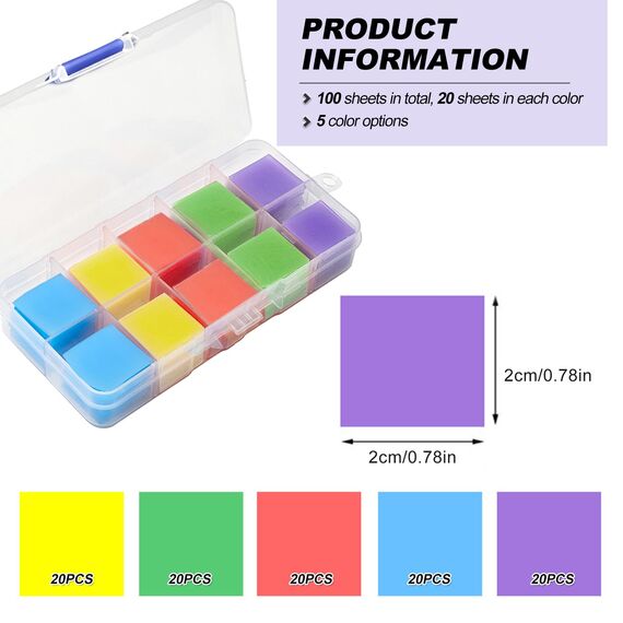 Diamond Painting Stift Kleber Ton 100pcs DIY Diamant Painting Wachs Malerei Klebeton Diamant Kunst Kleber Leim mit Aufbewahrungsbox