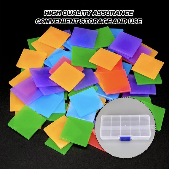 Diamond Painting Stift Kleber Ton 100pcs DIY Diamant Painting Wachs Malerei Klebeton Diamant Kunst Kleber Leim mit Aufbewahrungsbox