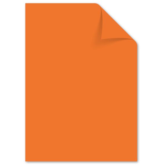 kangaro - Tonpapier Orange DIN A4-120g/m² FSC mix 100 pack - Briefpapier Bastelpapier DIY K-0043F055 29.7x21x1.5
