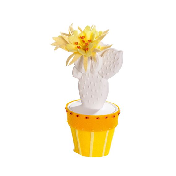 folia 520491 - Bastelfilz Ton in Ton, 20 x 30 cm, 10 Blatt sortiert in Gelbtönen - ideal für vielfältige Bastelarbeiten, Gelbtöne