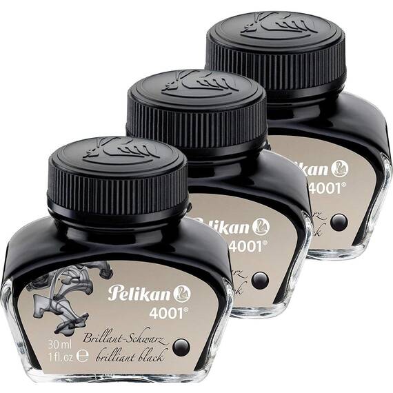 Füllhalter-Tinte 4001, Inhalt 30ml, brillant-schwarz