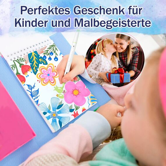 AOSUCO 36 Farben Doppelspitze Acrylstifte für Holz, Multimarker, Acrylstifte für Steine Holz Ostereier Deko, Acrylfarben Stifte Steine Bemalen für Ostern