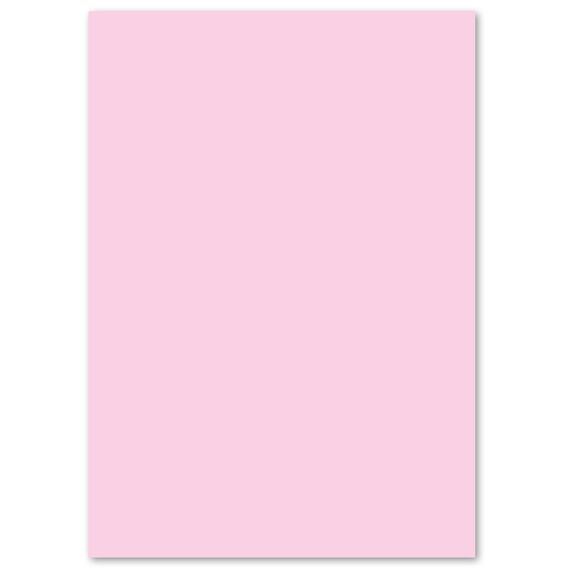 Kangaro - Tonpapier Pastell Rosa DIN A4-120g/m² FSC mix – 100 pack - Briefpapier Bastelpapier DIY