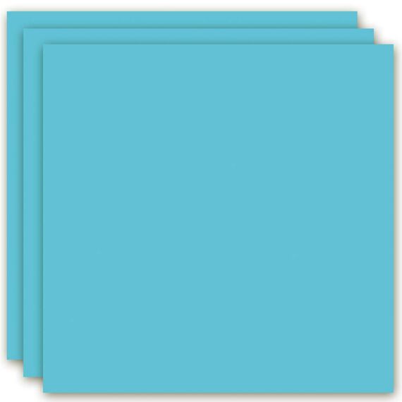 MarpaJansen 360.520-32 Tonzeichenpapier-(50 x 70 cm, 10 Bogen, 130 g/m²) -zum Basteln & Gestalten-Zertifizierung durch,Blauer Engel-azurblau, Mehrfarbig, One Size