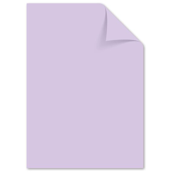 Kangaro - Tonpapier Pastell Lilla DIN A4-120g/m² FSC mix – 100 pack - Briefpapier Bastelpapier DIY