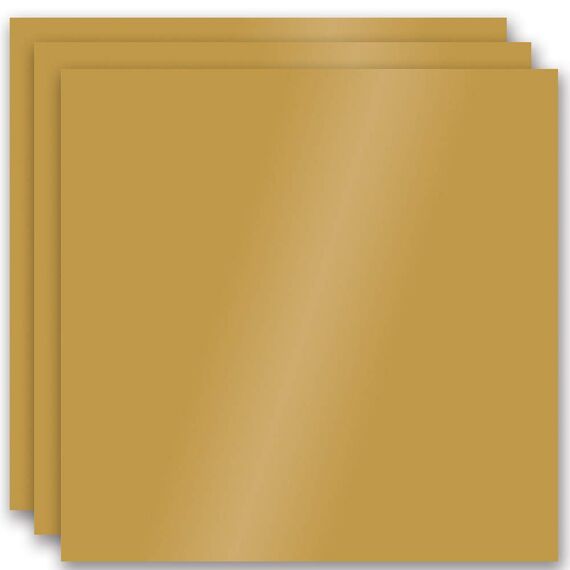 MarpaJansen 361.520-98 Tonzeichenpapier-(50 x 70 cm, 10 Bogen, 130 g/m²) -zum Basteln & Gestalten-gold, Mehrfarbig