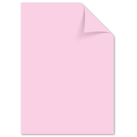 Kangaro - Tonpapier Pastell Rosa DIN A4-120g/m² FSC mix – 100 pack - Briefpapier Bastelpapier DIY
