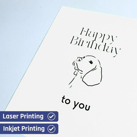 60 Stück, 230gsm - A4 Tonkarton Fotokarton Weiß, Dickes Papier zum Drucken, Kartonpapier Bastelkarton Pappe