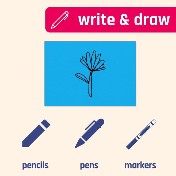 30 Stück, 230gsm - A4 Tonkarton Blau, Tonpapier Karton Bastelkarton Fotokarton Pappe