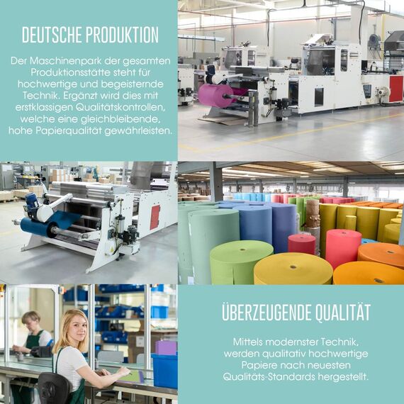 Tonpapier Rot Rubin Feuer Farben 27 Stück Purpur A4-130g Blätter – Bastel Bogen - Orange dicker als Tonkarton, Pappe zum Basteln, Zeichenkarton - BLAUER ENGEL & PEFC zertifiziert - MADE IN GERMANY