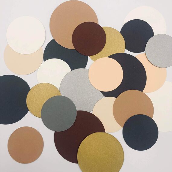 MarpaJansen 361.530-98 Tonzeichenpapier - (DIN A4, 100 Bogen, 130 g/m²) - zum Basteln & Gestalten - gold, Mehrfarbig, One Size