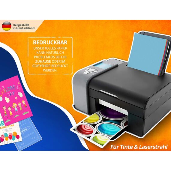 Pastell Tonzeichenpapier DIN A4-27 Blatt– 130 g - 9 Farben – Festes Papier - Farbige Blätter für Schule, Hobby - Kinder, Buntpapier Pastellfarben - BLAUER ENGEL & PEFC zertifiziert - MADE IN GERMANY