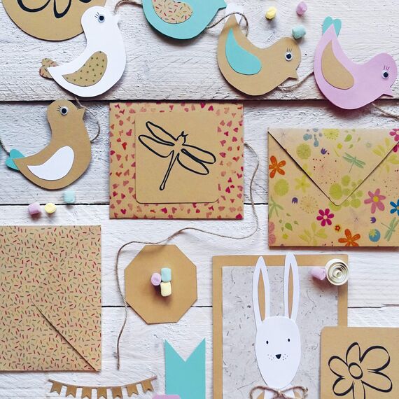 MarpaJansen Tonzeichenpapier Weiß Matt, DIN A4, 100 Bogen, 130g/m² Blauer Engel zertifiziert