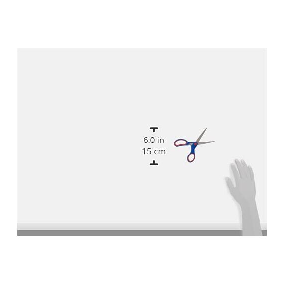 STAEDTLER 965 17 NBK Bastelschere Noris Club (ergonomische Griffzone, gerundete Klingen, hohe Schneidleistung, Länge: 17 cm) (Packung mit 2)