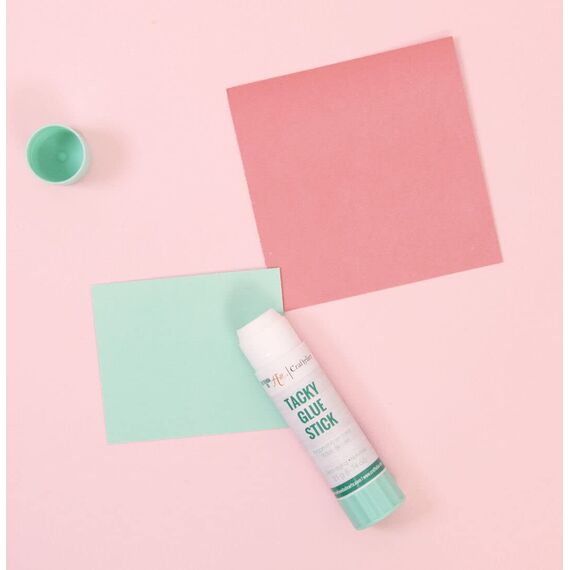 Craftelier - Tacky Glue Klebestift | Extra starker Klebestift für Scrapbooking und andere Bastelprojekte| Nicht -toxisch | Transparent, flexibel und resistente Trocknung - Größe 21 Gren