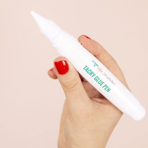 Craftelier - Tacky Glue Pen : Extra starker Flüssigkleber in Stiftform für Scrapbooking und andere Bastelarbeiten | Ungiftig | Transparent, flexibel und beständig beim Trocknen - Menge 18 ml