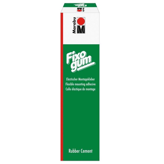 Marabu 29010017000 - Fixogum 125 g, elastischer Klebstoff für grafischen Bereich und Hobby, wieder ablösbar, säurefrei, für Papier, Kunststofffolie und andere biegsame Materialien