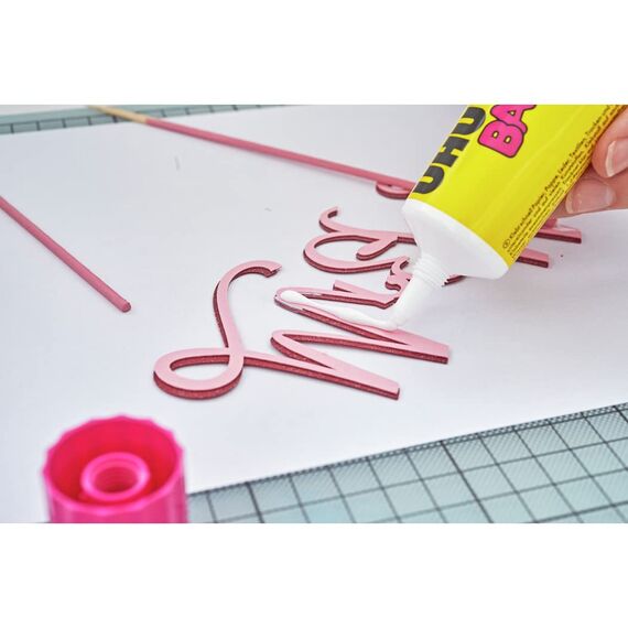 UHU Bastelkleber Standtube, Lösungsmittelfreier Weißleim zum Basteln und kreativen Gestalten, 90 g (Packung mit 3)