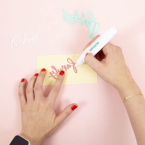 Craftelier - Tacky Glue Pen : Extra starker Flüssigkleber in Stiftform für Scrapbooking und andere Bastelarbeiten | Ungiftig | Transparent, flexibel und beständig beim Trocknen - Menge 18 ml