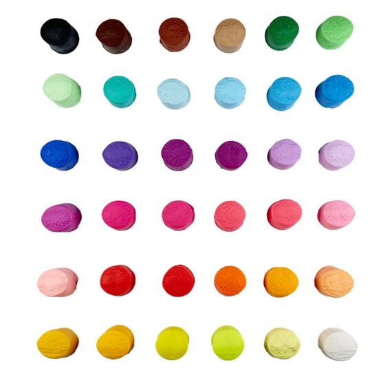 Play-Doh 36 Mega Pack, Knete für kreatives Spielen, für Kinder ab 2 Jahren 36834 Mehrfarbig 36er Pack, mehrfarbig sortiert