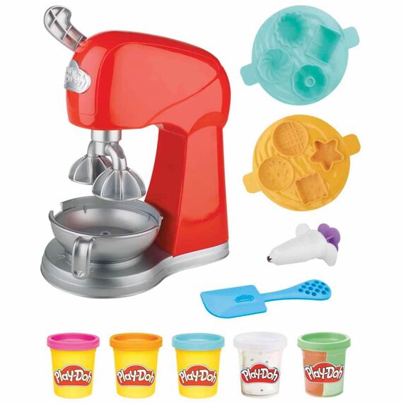 Play-Doh Kitchen Creations Super Küchenmaschine, Küchenspielzeug mit Zubehör, zum Kneten und Spielen für Kinder