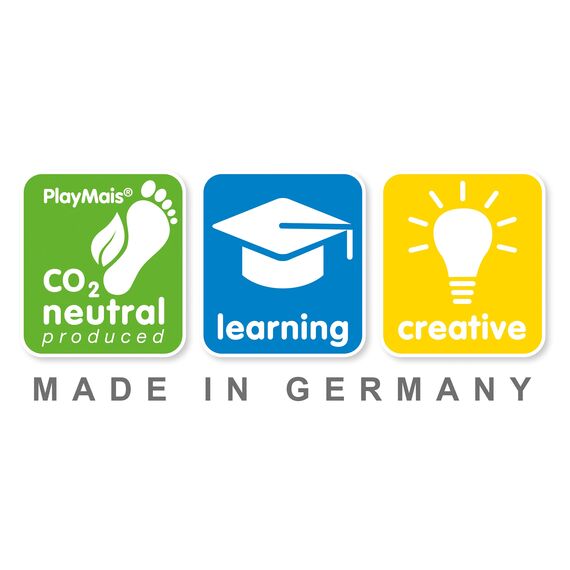 Playmais My 1st Forest Animals Bastel-Set für Kinder ab 3 Jahren | Bunte Basteln | Natürliches Spielzeug | Fördert Kreativität & Motorik | Geschenk für Mädchen & Jungen