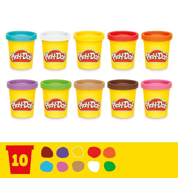 Play-Doh Grillparty Spielzeug, Grill-Station mit Formen, Accessoires und 6 Dosen Knete zum Basteln, Grillen und Kochen, Küchenspielzeug, Bastelset und spannende ab 3 Jahren