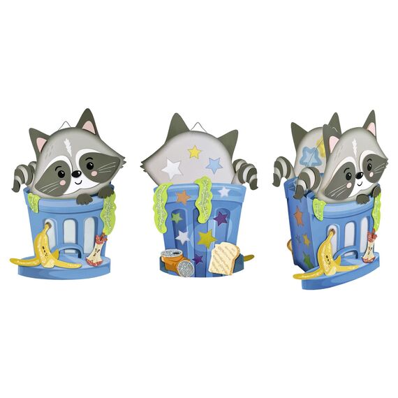 Ursus 18740002F - Laternen-Bastelset Waschbär, Komplett-Set zum Selber-Basteln einer Laterne, inkl. Anleitung, ideal für Festumzüge oder als herbstliche Dekoration, Mittel, bunt