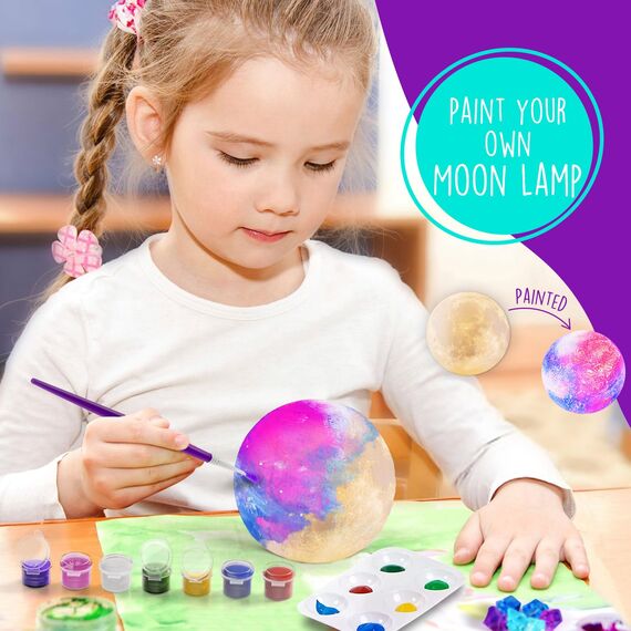 Einhorn Geschenke für Mädchen, Einhorn Terrarium Set mit Mondlampen-Malset, Geschenk für Mädchen 4, 5, 6, 7, 8–12 Jahren Geburtstag, Bastelset für Kinder ab 6 Jahre, Unicorn Spielzeug