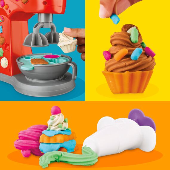 Play-Doh Kitchen Creations Super Küchenmaschine, Küchenspielzeug mit Zubehör, zum Kneten und Spielen für Kinder