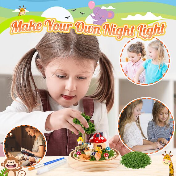 HappyGoLucky Spielzeug ab 3-12 Jahre Junge Mädchen, Tier Nachtlicht Kinder Ostern Geschenke Kinder Spielzeug ab 3-12 Jahre Jungen Tiere Kleine Geschenke