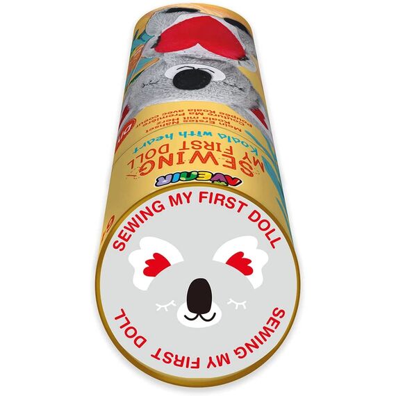 Avenir 6301618 DIY Nähset, Sewing Koala, Bastelset für Kinder, Kreativ-Set, ab 6 Jahren, Mittel