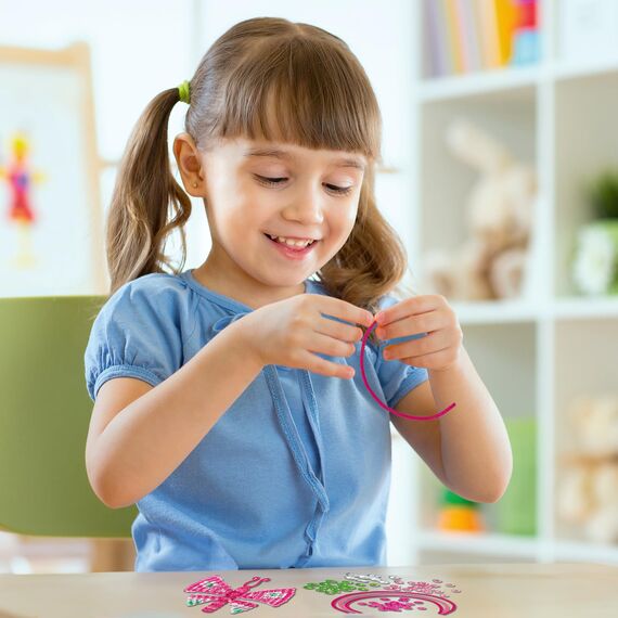 Ravensburger BeCreative Bead Animal Butterfly - Bastelset für Kinder ab 6 Jahren - 18249 - Geburtstagsgeschenke, Deko selber basteln