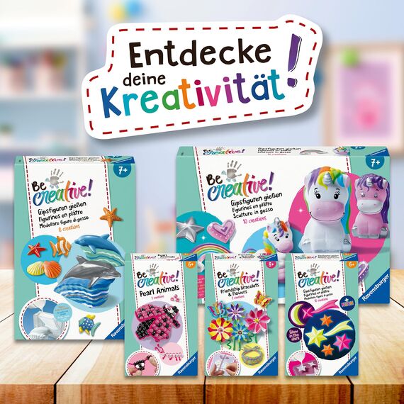 Ravensburger BeCreative 25539 Perlentier Marienkäfer, DIY für Kinder ab 6 Jahren