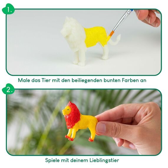 BONNYCO Dschungel Mitgebsel Kindergeburtstag, Malset 16 Stück Mitbringsel Kindergeburtstag Gastgeschenke. Kleine Geschenke für Kinder, Tiere Pinata Füllung. Give Aways, Basteln für Kinder Jungen