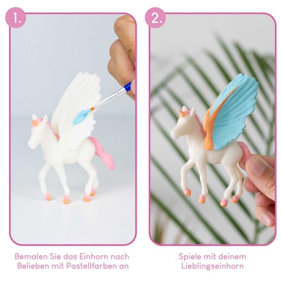 BONNYCO Einhorn Geschenke für Mädchen, Malset 16 Stück Einhorn Mitgebsel Kindergeburtstag Gastgeschenke. Kleine Geschenke für Kinder, Pinata Füllung. Mitgebsel Basteln Mädchen, Give Aways Bastelset