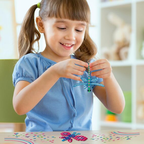 Ravensburger BeCreative Pearl Animals - Bastelset für Kinder ab 6 Jahre, Perlentiere basteln für Mädchen und Jungen - Perlen Set - 18247 - Geburtstagsgeschenke, Deko selber basteln