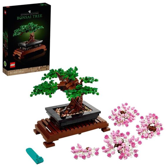 LEGO 31208 Art Hokusai – Große Welle & 10281 Icons Bonsai Baum, Kunstpflanzen-Set zum Basteln für Erwachsene, Zimmerdeko, Geschenkidee, Botanik-Kollektion, Home Deko