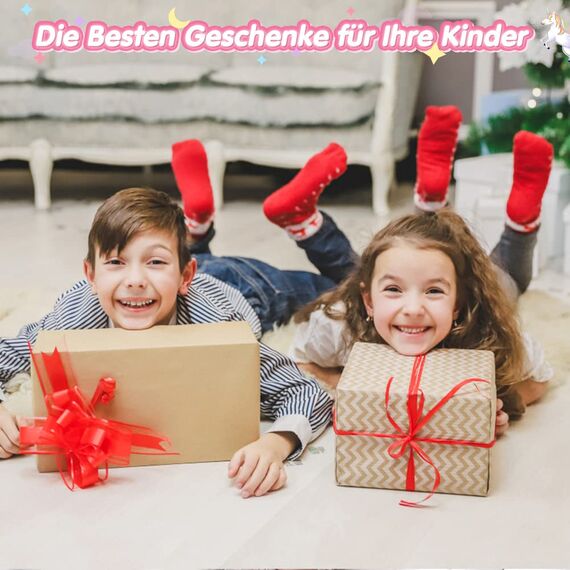 Lekebaby Einhorn Geschenk für Mädchen 4 5 6 7 8 Jahre, Einhörner Malset für Kinder mit 12 Einhörner, Bastelset Kinder Mädchen Geschenke Geburtstag, Einhorn Spielzeug