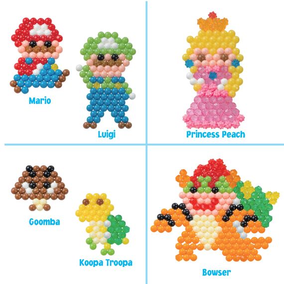 Aquabeads 31946 Super Mario™ Sternperlen Set - Bastelset, Bunt