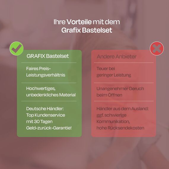 Grafix Bastelsachen Set für Kinder | Basic Craft Bastelset | Bastelmaterial | Bastelbox | Kinderbastellset für Jungen und Mädchen | Kids Giant Craft Box