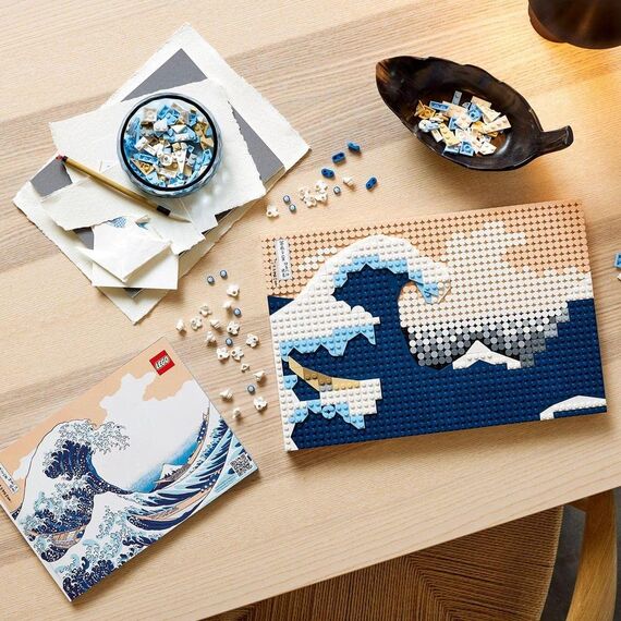 LEGO 31208 Art Hokusai – Große Welle & 10281 Icons Bonsai Baum, Kunstpflanzen-Set zum Basteln für Erwachsene, Zimmerdeko, Geschenkidee, Botanik-Kollektion, Home Deko