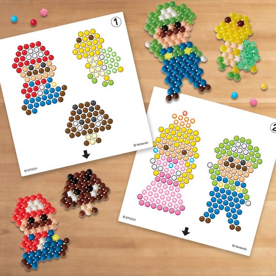 Aquabeads 31946 Super Mario™ Sternperlen Set - Bastelset, Bunt