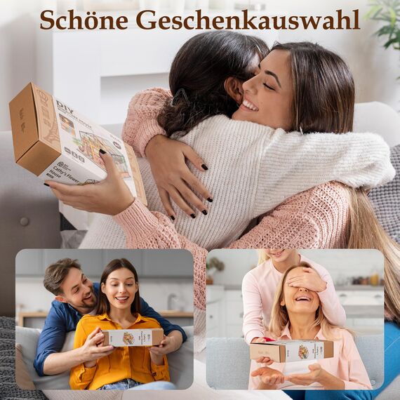 Rolife DIY Miniature House Miniatur Haus Bausatz Selber Bauen mit LED Licht Deko 3D Holzpuzzle Modellbausatz Diorama Modellbau Bastelset für Erwachsene Frauen Kinder