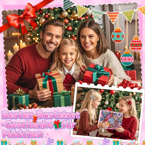 Geschenk Mädchen 5-6-7-8-9 Jahre: Basteln Mädchen 5 6 7 8 9 10 Jahre Diamond Painting Schmuckkästchen Bastelset Kinder Spielzeug ab 6-10 Jahre Mandala Geschenke für Madchen Geburtstag Geschenkideen