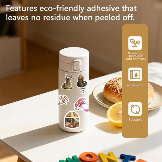 230 Stück Vintage Aufkleber, Sticker Aesthetic, Wasserfeste Vinyl Aufkleber für DIY Journal Scrapbook Sticker Fotoalbum Craft Notebook Aesthetic Deko