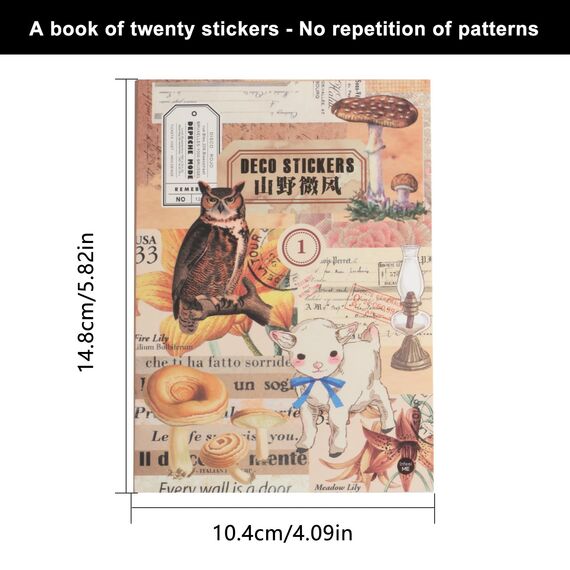 Scrapbooking Sticker Set, Scrapbooking Aufkleber, Dekorative Journal Fotoalbum Aufkleber Stickers Zubehör Selbstklebend für DIY Scrapbook Kalender Notizbuch Fotobuch Tagebuch Journaling